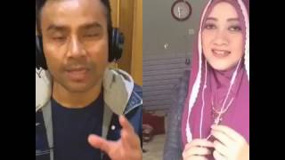 Video voorbeeld van "'judika terkejut dengar suara pasangan duet nya'keereeen"