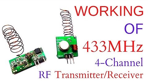 How to make 4 Channel 433MHz TX-RX