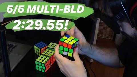 5/5 Multi-Blind in 2:29.55