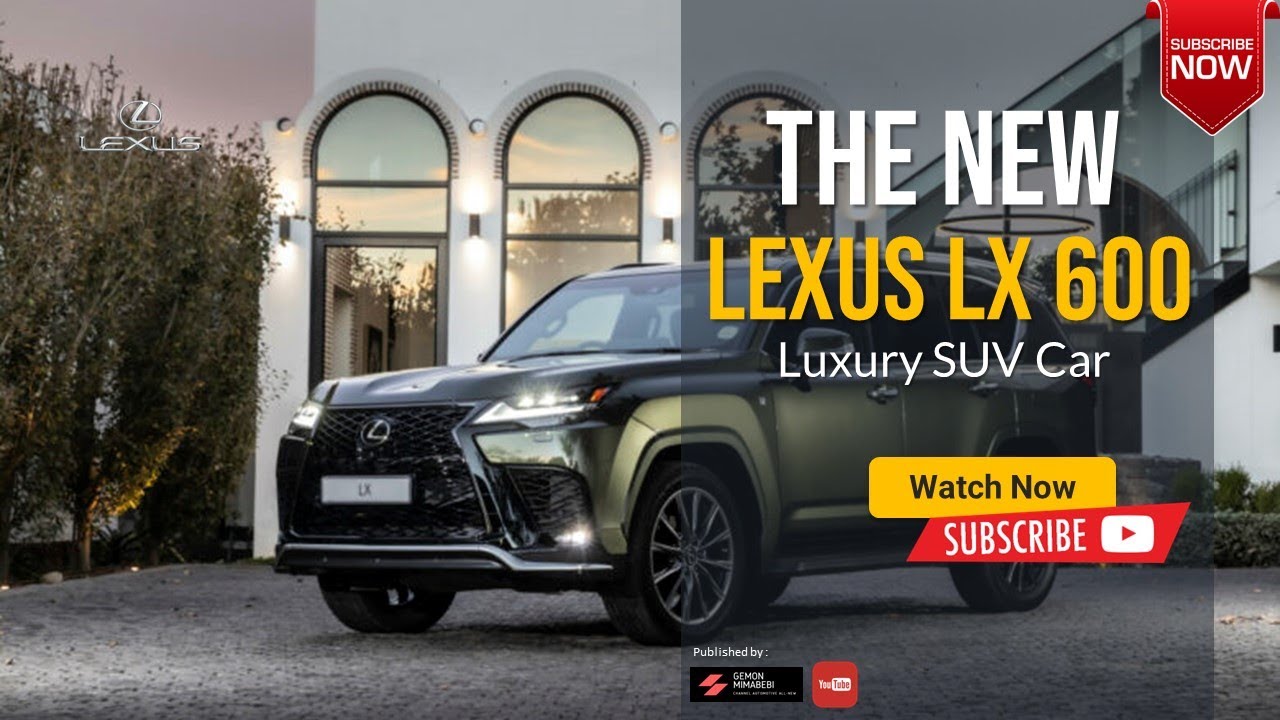 The New 2024 Lexus LX 600 Ultra Luxury Trim Concept SUV Overview