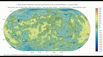 [draft v2.1] Terraforming Mercury Altitude Map - 8K, 60fps, cylindrical, eckert4