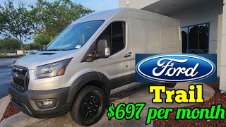 NEW Ford Transit TRAIL | Van Life Made SIMPLE No-Build | $697 per month or $68,000