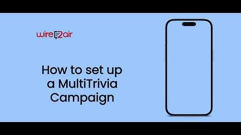 How to set up a Multi Questions Trivia Campaign?-TXTImpact