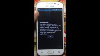 Easy Unlock Samsung Core Prime SM-G 360T1 Sim Network Unlock using the Device Unlock APP