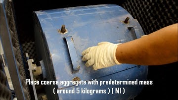 Aggregate Los Angeles Abrasion Value Test