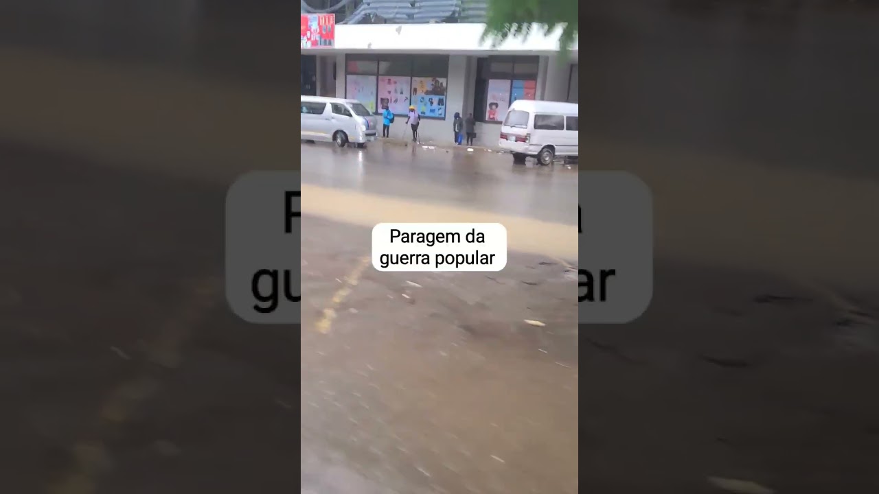 Maputo de baixo da chuva incessante.Vídeo de Patrício. Cidade de Maputo 10/1/2025