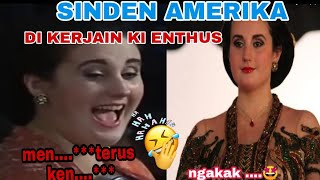 Sinden#Amerika#di kerjain#ki Enthus#men***l#terus#ken***🤭lucu#saru#bikin#perut#mules#😂