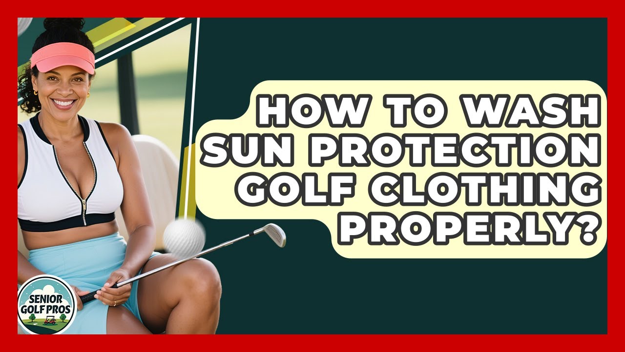 How To Wash Sun Protection Golf Clothing Properly? - Senior Golf Pros