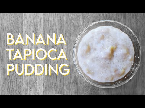 BANANA COCONUT TAPIOCA PUDDING | Easy Vietnamese Dessert