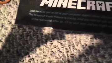Unboxing a MineCraft Foam Pickaxe
