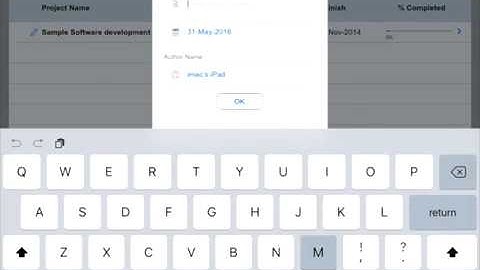 How to use Project Planning Pro iOS