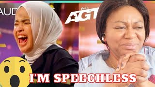 Golden Buzzer: Putri Ariani receives the GOLDEN BUZZER from Simon Cowell | Auditions | AGT 2023