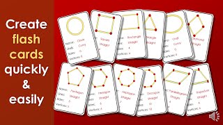 Create Flash cards