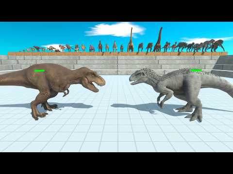 1 vs 1 All Dinosaurs Tournament - Animal Revolt Battle Simulator