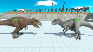 1 vs 1 All Dinosaurs Tournament - Animal Revolt Battle Simulator screenshot 1