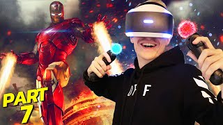 THE FINAL BOSS FIGHT \& ENDING! | Marvel's Iron Man VR - Part 7 (PS4 Walkthrough\/Gameplay)