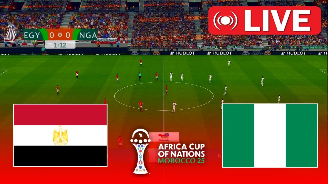 🔴LIVE || EGYPT vs NIGERIA - Africa Cup of Nations 2025 Third Place | Football Simulation
