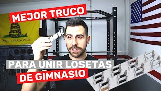 Mejor Truco para unir Losetas de Caucho de Gimnasio