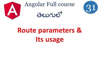 Route parameters in Angular | How to access route parameters| Routing in Angular |Angular tutorials