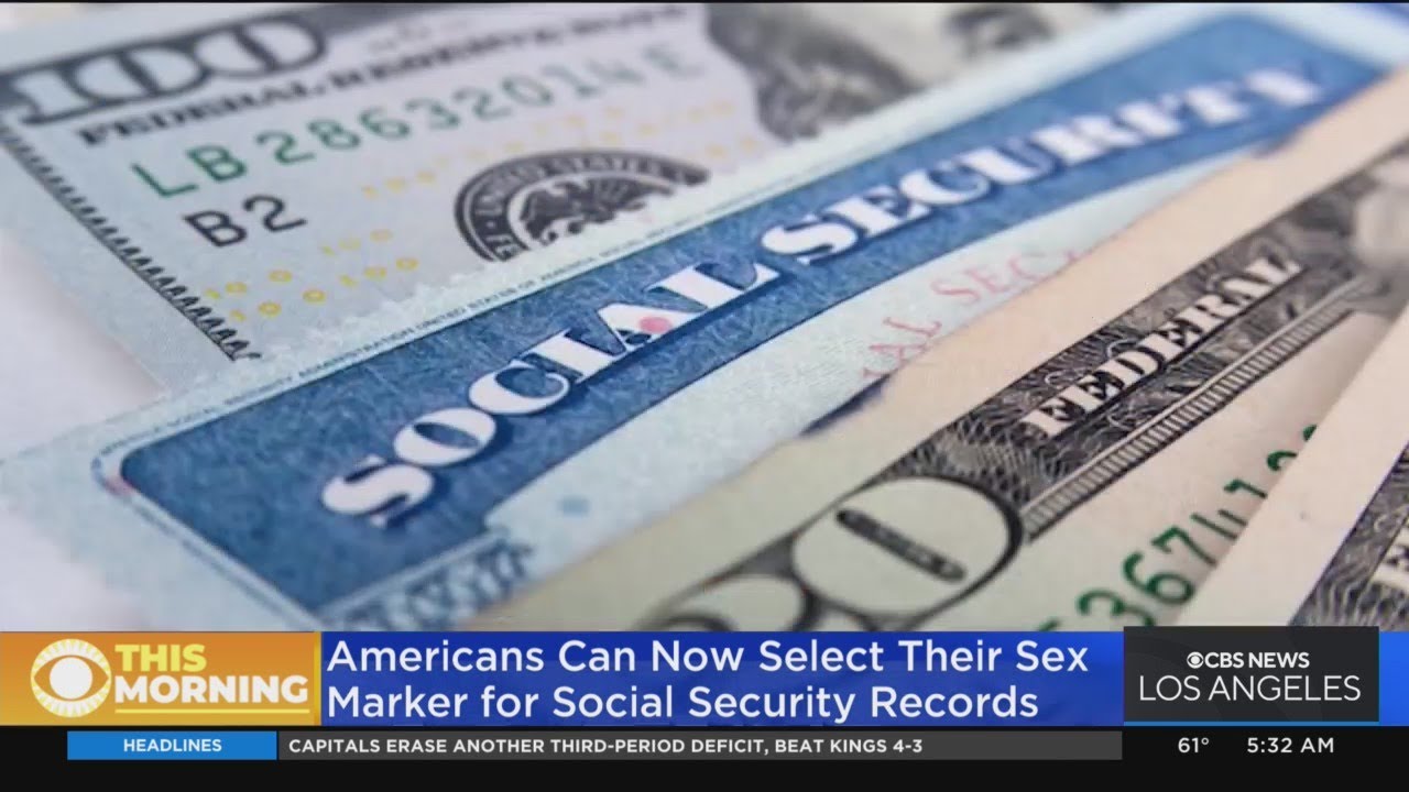 Americans can now select their sex marker in Social Security records image