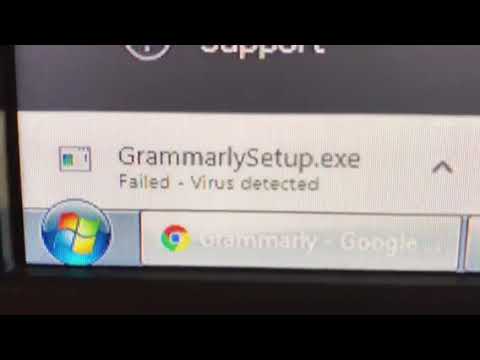 free grammarly virus