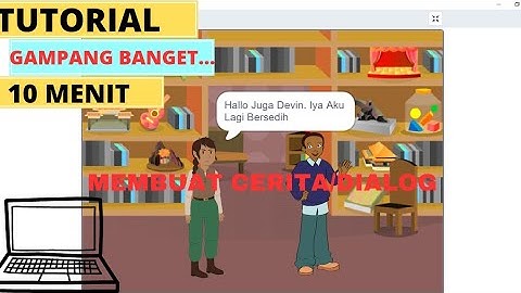 TUTORIAL MEMBUAT CERITA SEDERHANA DAN DIALOG DI SCRATCH JR