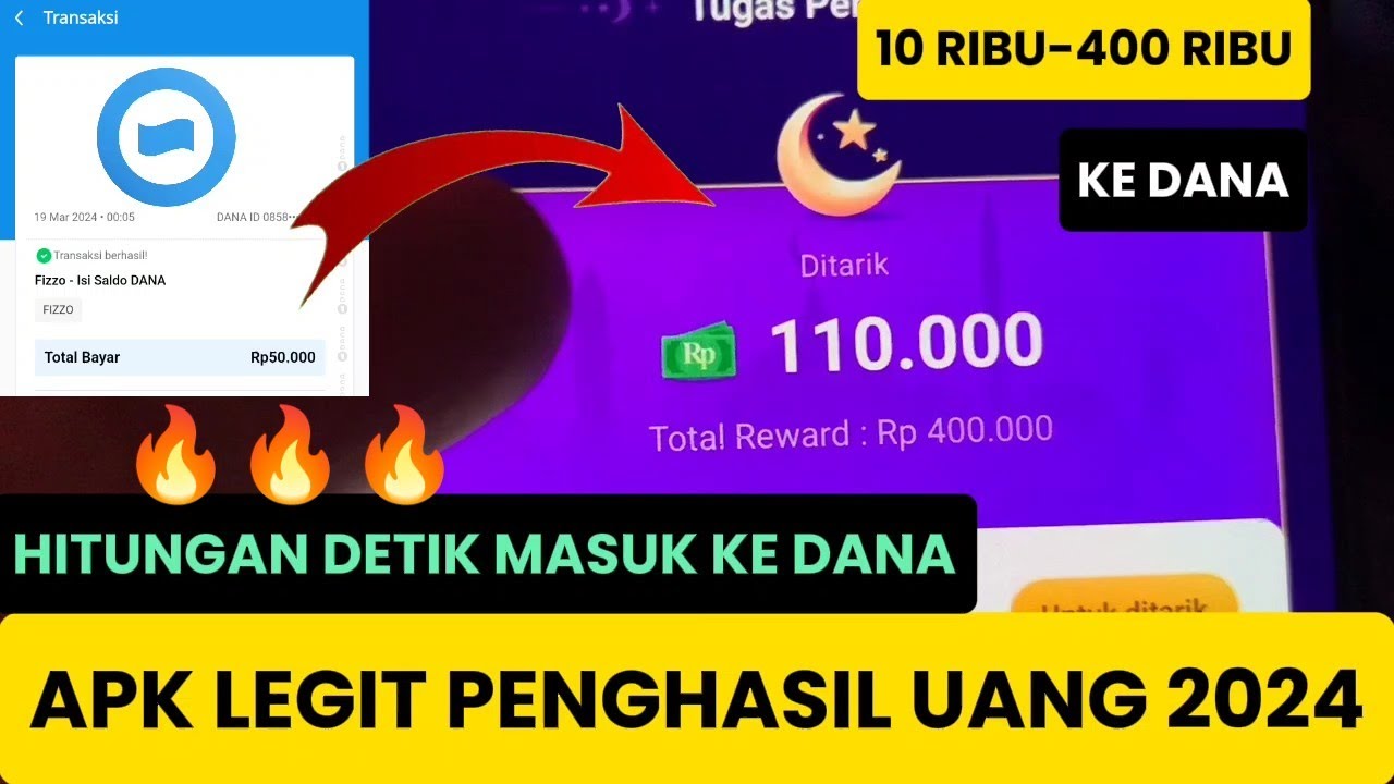 Aplikasi terbukti membayar 50 Ribu-400 ribu ke dana | Withdraw cepat ...