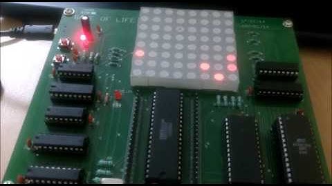 8085 based GAME OF LIFE