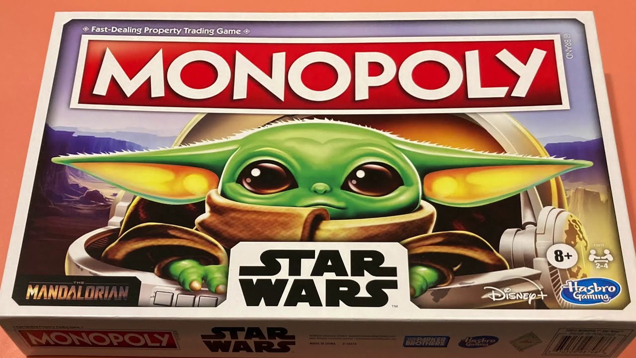 Jogo Monopoly Disney Star Wars The Child Baby Yoda - Hasbro