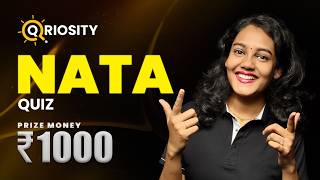 QRIOSITY 137 | NATA EXAM LIVE QUIZ🏛️