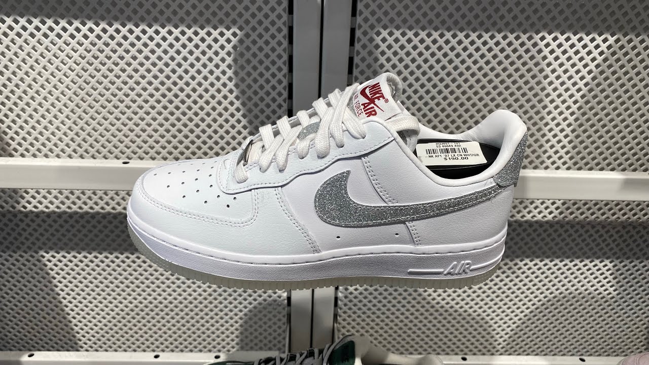 スニーカー Nike Air Force 1 Low '07 LX Glitter Swoosh White HQ3461-191 Nike Air Force 1 '07 LX “Glitter Swoosh” - Style Code