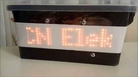 Bluetooth Kontrollü Kayan Yazı Bölüm 1