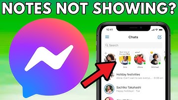 How To Fix Messenger Notes Not Showing   Messenger Note Feature Not Showing   Android iOS 2024