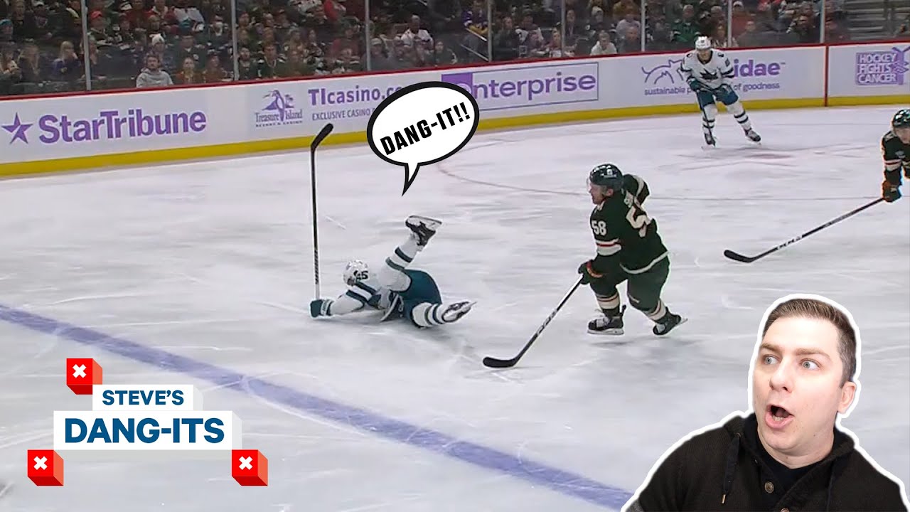 NHL Worst Plays Of The Week: He Fell HARD!! | Steve's Dang-Its