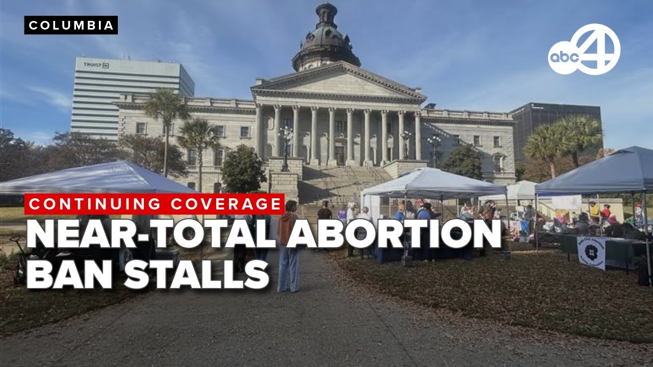 South Carolina's near-total abortion ban fails to advance out of subcommittee