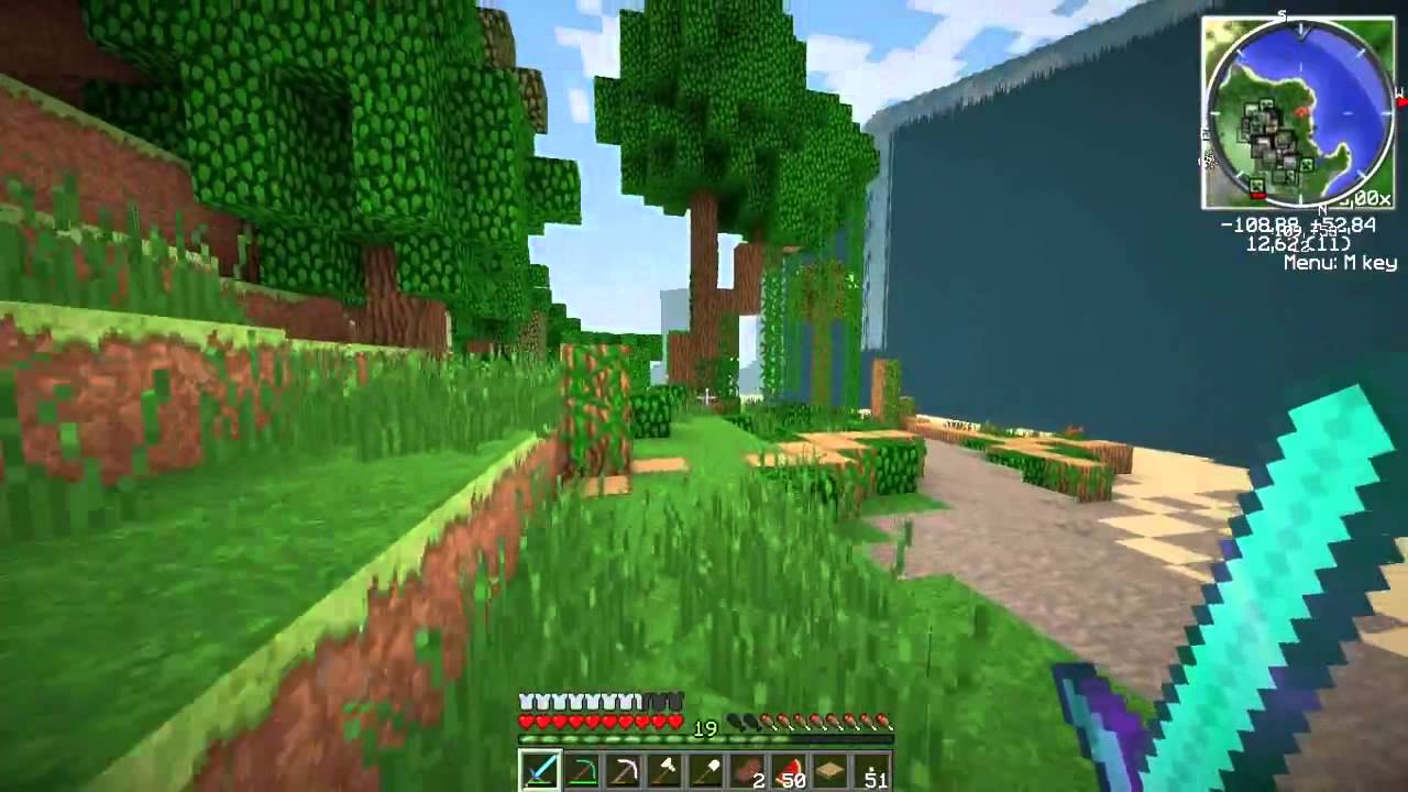 Minecraft : L'air Marin | Ep.5 | Coffre sous la lave | Série avec mods - YouTube