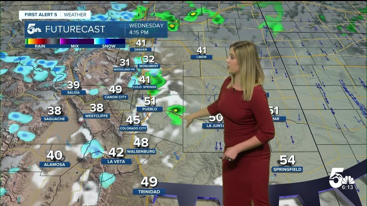 Wednesday cold front brings a temperature drop and a rain-snow mix ...