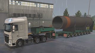 Truck Simulator Ultimate | FHD 60FPS GAMEPLAY | Ultra Graphics | Day-18 heavy load and control out.