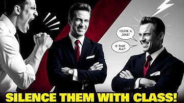 How to Handle Disrespect Like a Gentleman (Without Looking Weak)