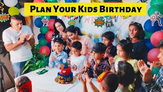 Kids Birthday Party Plan/Prep || How To Organize Birthday Party At Home || Parth's 5th Birthday Vlog