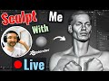 Sculpting Male Head Portrait in Blender - Live!
