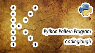 K - Alphabet Shape || Star Pattern || Python Pattern Program || Bangla (বাংলা)