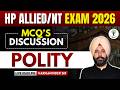 HP Allied/NT Exam 2026 | Environment | MCQ Discussion | Harmaninder Sir