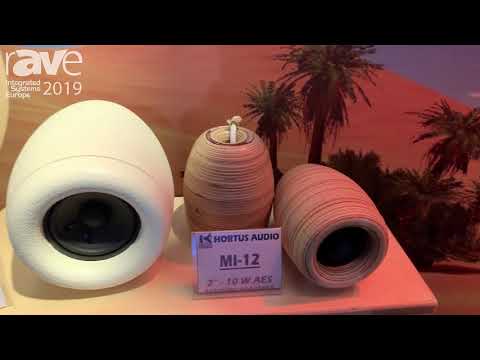 ISE 2019: Hortus Audio Presents MI Series of Satellite Mirage Series Speakers