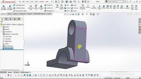 Solidworks part  exercise - 06 ll 2d drawing in description ll