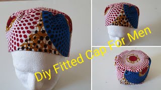 How To Diy Ankara fabric Men/ladies Cap At Home 🏡
