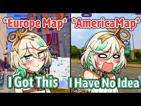 Cecilia Reaction When She Got Europe Map And America Map【Hololive EN】