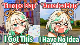 Cecilia Reaction When She Got Europe Map And America Maphololive En