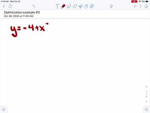 Lecture 4.5 video 3 (optimization example #3)