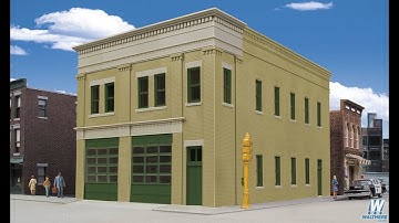 Kitbashing the Walthers 2 Bay Firestation Part 1